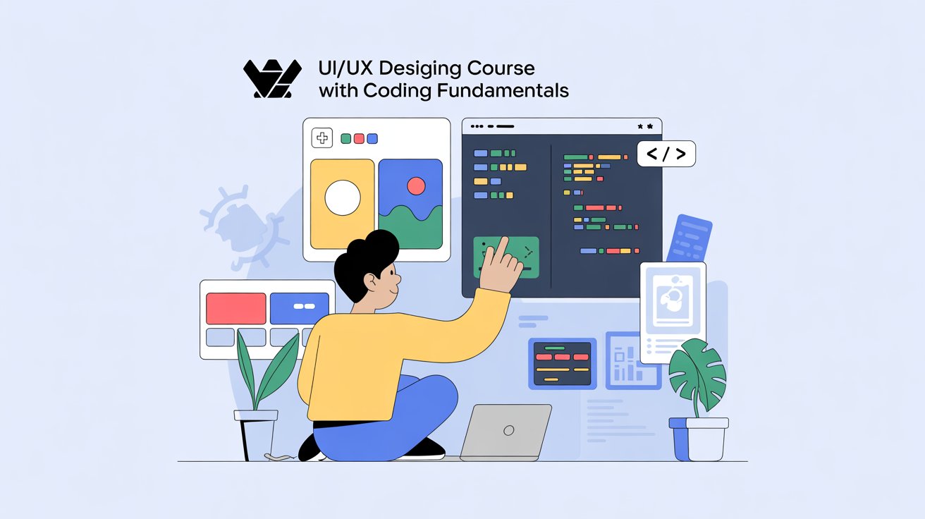 UI/UX Designing Course with Coding Fundamentals